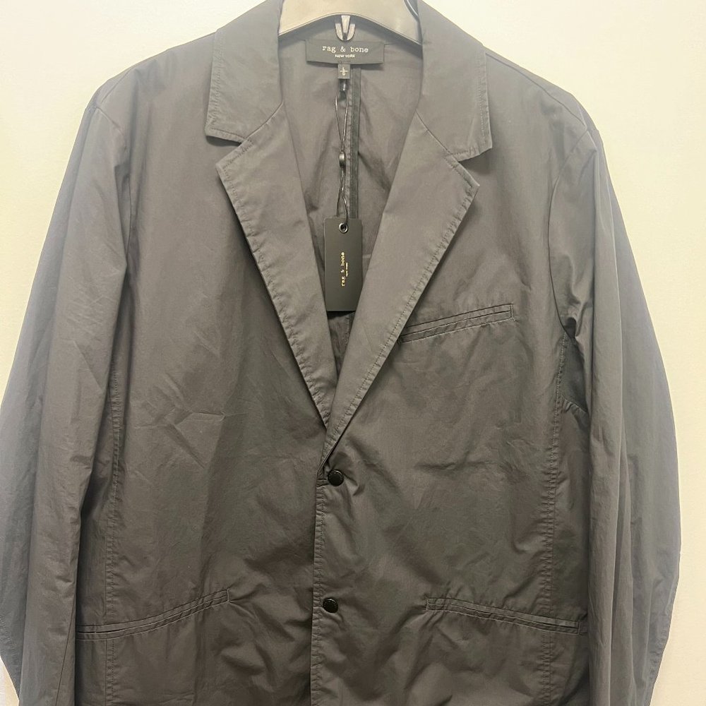 Rag & Bone - Phantom Paper Cotton Blazer
